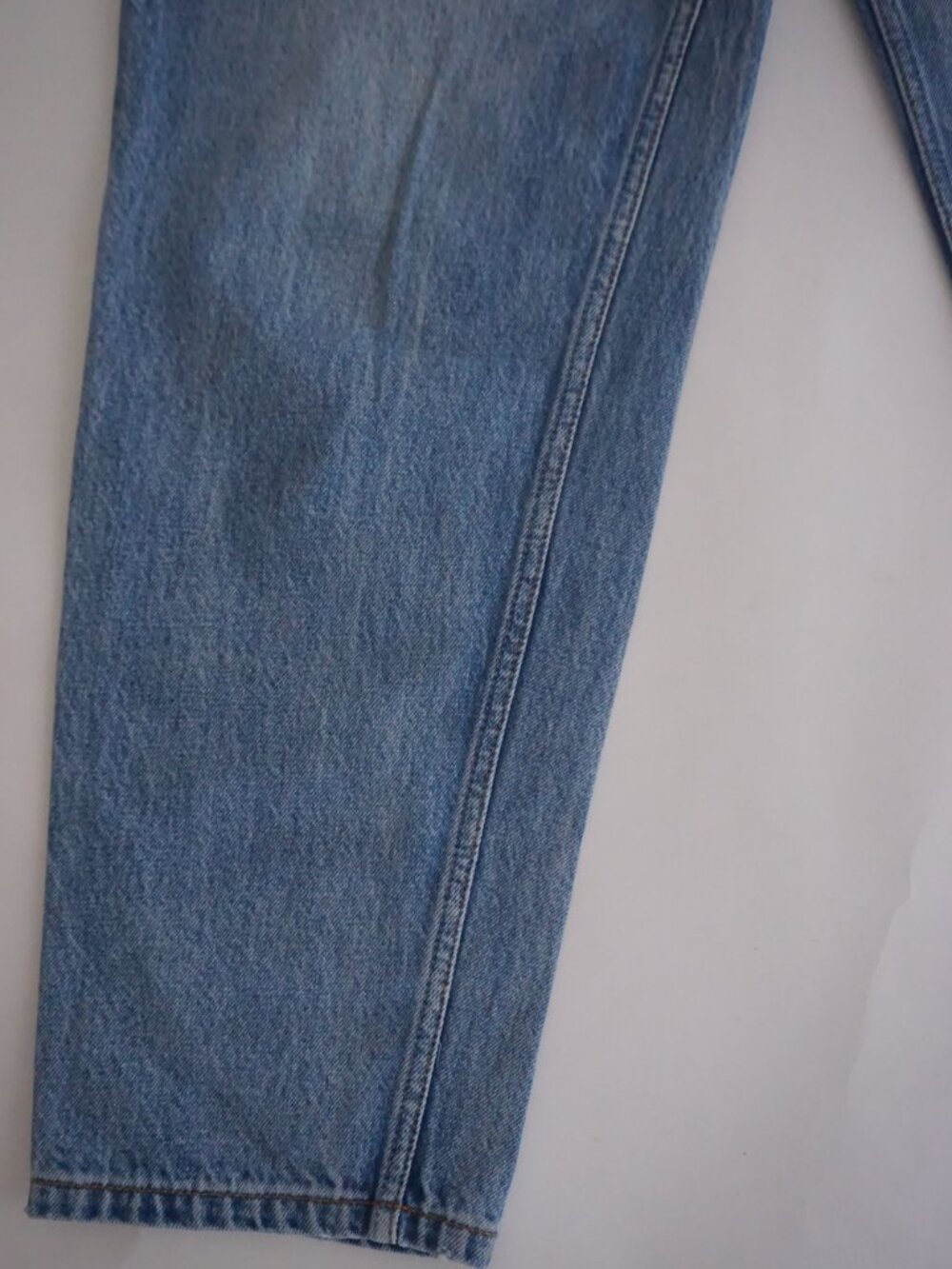 Boyish Gilda Light Wash Toby High Rise Straight Leg Jeans Button Fly Denim 27 - Picture 5 of 15